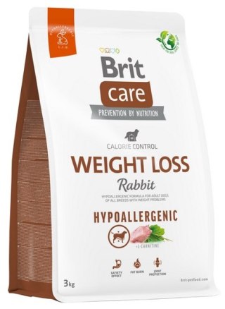 Brit Brit Care Hypoallergenic Dog Weight Loss Rabbit 3kg