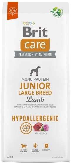 Brit Brit Care Hypoallergenic Junior Large Lamb 12kg