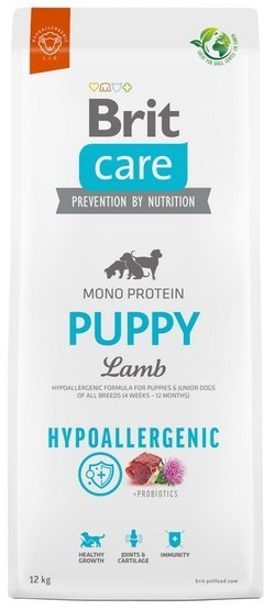 Brit Brit Care Hypoallergenic Puppy Lamb 12kg