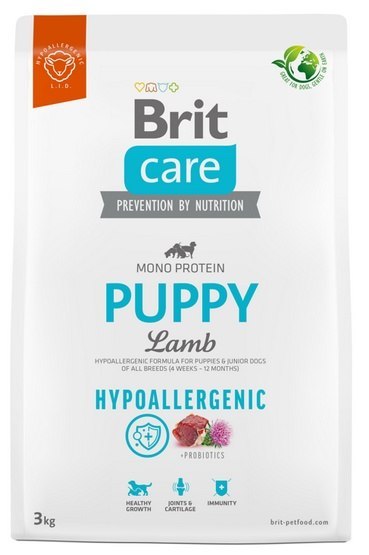 Brit Brit Care Hypoallergenic Puppy Lamb 3kg