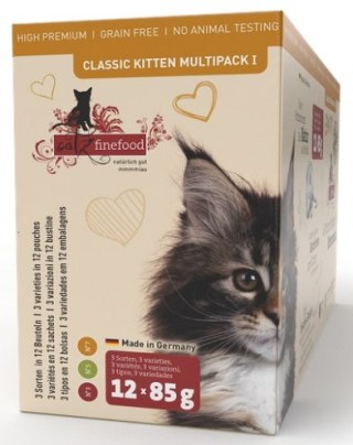 Catz Finefood Catz Finefood Classic Kitten Multipack saszetki 12x85g