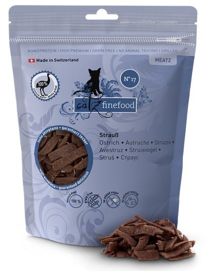 Catz Finefood Catz Finefood Meatz N.17 Struś 45g