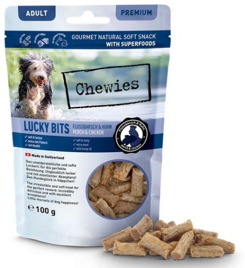 Chewies Chewies Lucky Bits Adult Okoń & kurczak 100g