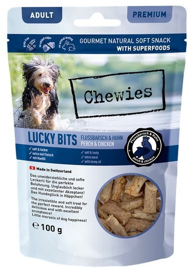 Chewies Chewies Lucky Bits Adult Okoń & kurczak 100g