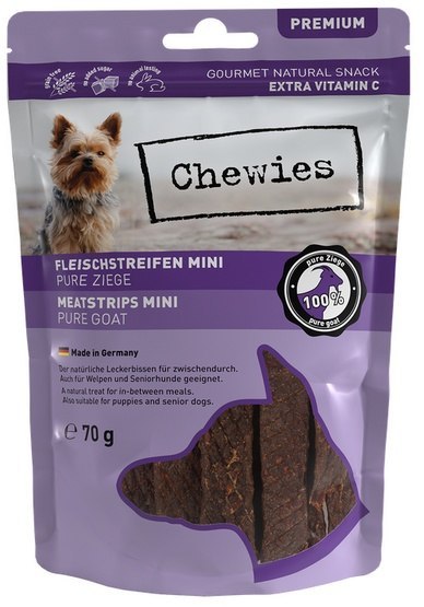 Chewies Chewies Meat Strips Mini Koza 70g