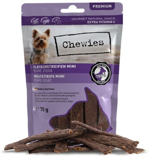 Chewies Chewies Meat Strips Mini Koza 70g