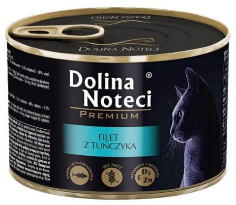 Dolina Noteci Dolina Noteci Premium Kot Filet z tuńczyka puszka 185g