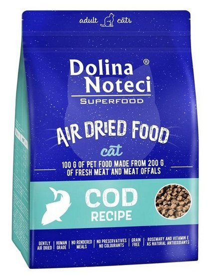 Dolina Noteci Dolina Noteci Superfood Air Dried Kot Danie z dorsza 1kg