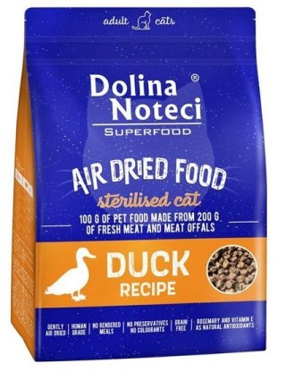 Dolina Noteci Dolina Noteci Superfood Air Dried Kot Sterilised Danie z kaczki 1kg