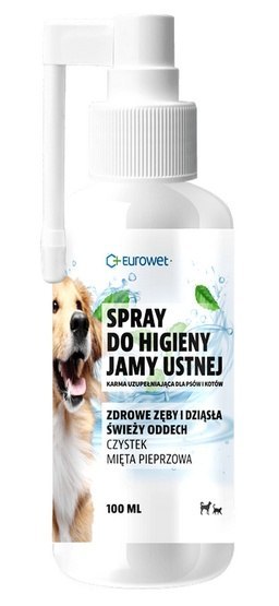 Eurowet Eurowet Spray do higieny jamy ustnej dla psów i kotów 100ml