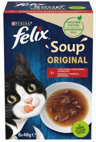 Felix Felix Soup Original Wiejskie Smaki zestaw zup 6x48g