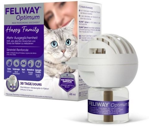 Feliway Feliway Optimum - kocie feromony Zestaw Startowy (Dyfuzor+wkład)