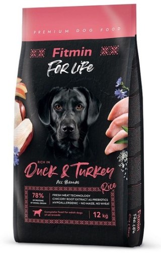 Fitmin Fitmin Dog For Life Duck & Turkey 12kg