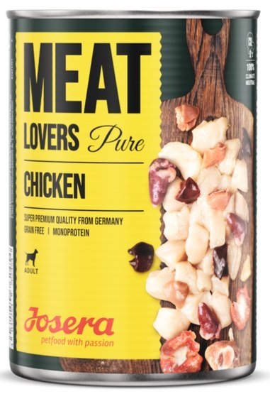 Josera Josera Meat Lovers Pure Kurczak puszka 400g