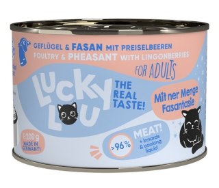 Lucky Lou Lucky Lou Lifestage Adult Drób i bażant puszka 200g