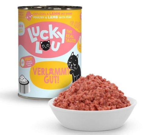 Lucky Lou Lucky Lou Lifestage Adult Drób i jagnięcina puszka 400g