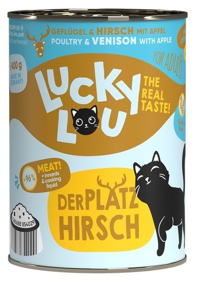 Lucky Lou Lucky Lou Lifestage Adult Drób i jeleń puszka 400g