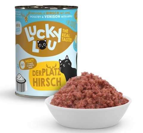 Lucky Lou Lucky Lou Lifestage Adult Drób i jeleń puszka 400g