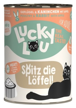 Lucky Lou Lucky Lou Lifestage Adult Drób i królik puszka 400g