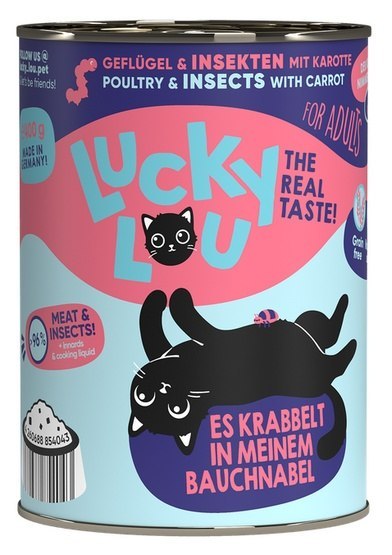 Lucky Lou Lucky Lou Lifestage Adult Drób i owady puszka 400g