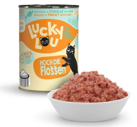 Lucky Lou Lucky Lou Lifestage Adult Drób i pstrąg puszka 400g