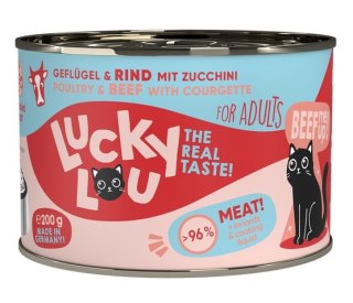 Lucky Lou Lucky Lou Lifestage Adult Drób i wołowina puszka 200g