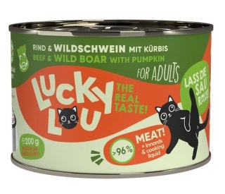 Lucky Lou Lucky Lou Lifestage Adult Wołowina i dzik puszka 200g