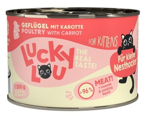 Lucky Lou Lucky Lou Lifestage Kitten Drób puszka 200g