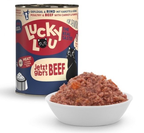 Lucky Lou Lucky Lou Lifestage Senior Drób i wołowina puszka 400g