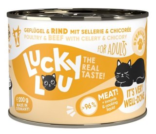 Lucky Lou Lucky Lou Lifestage Sterilized Drób i wołowina puszka 200g