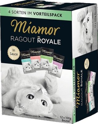 Miamor Ragout Royale Miamor Ragout Royale Mix Sos - 4 smaki saszetki 12x100g