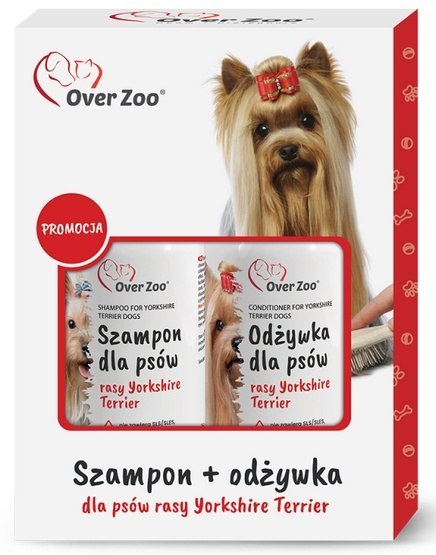 Over Zoo Over Zoo Szampon i odżywka dla psów rasy Yorkshire Terier dwupak 2x250ml