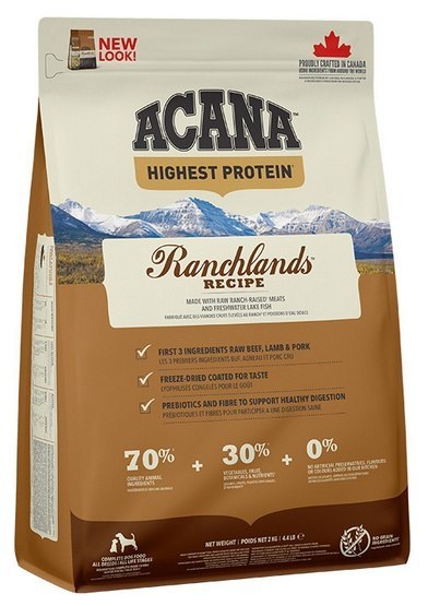 Acana Acana Highest Protein Ranchlands Dog 2kg