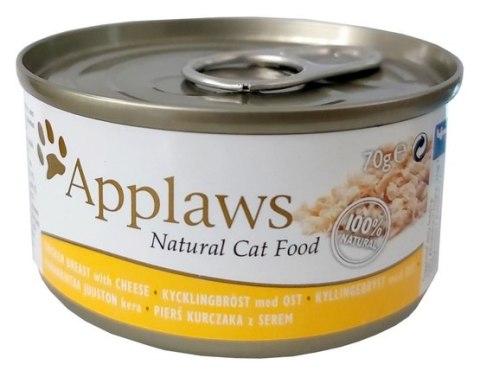 Applaws Applaws puszka dla kota Kurczak i Ser 70g