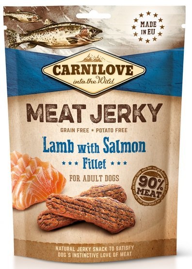 Carnilove Carnilove Dog Jerky Lamb & Salmon Fillet - jagnięcina i filet z łososia 100g