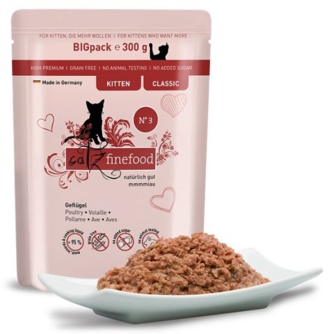 Catz Finefood Catz Finefood Classic Kitten N.03 Drób saszetka 300g