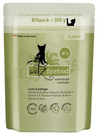 Catz Finefood Catz Finefood Classic N.05 Łosoś i drób saszetka 300g