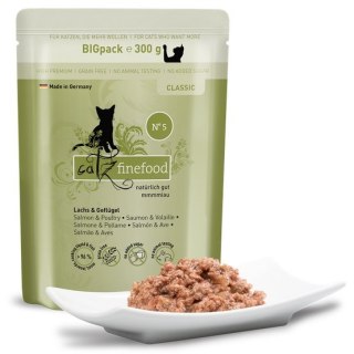 Catz Finefood Catz Finefood Classic N.05 Łosoś i drób saszetka 300g