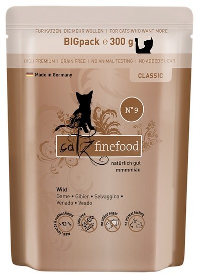 Catz Finefood Catz Finefood Classic N.09 Dziczyzna saszetka 300g