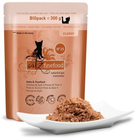 Catz Finefood Catz Finefood Classic N.25 Kurczak i Tuńczyk saszetka 300g