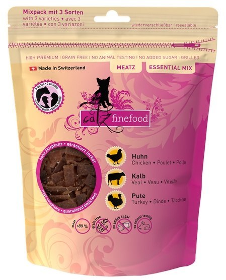 Catz Finefood Catz Finefood Meatz Essential Mix - kurczak, indyk, cielęcina 45g