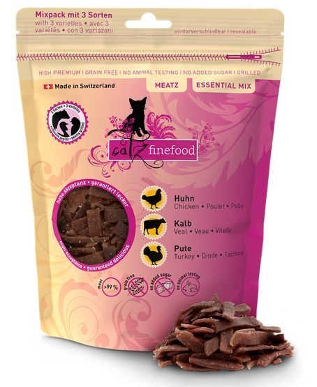 Catz Finefood Catz Finefood Meatz Essential Mix - kurczak, indyk, cielęcina 45g