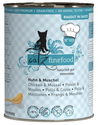 Catz Finefood Catz Finefood Ragout N.613 Kurczak i Omułek puszka 380g