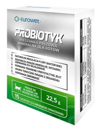 Eurowet Eurowet Probiotyk dla kotów - saszetka 1,5g