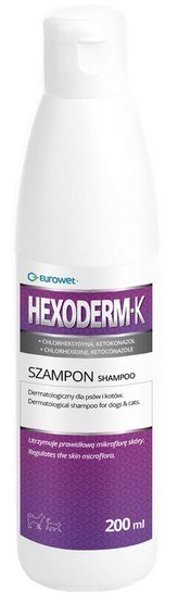 Eurowet Hexoderm-K - szampon dermatologiczny 200ml