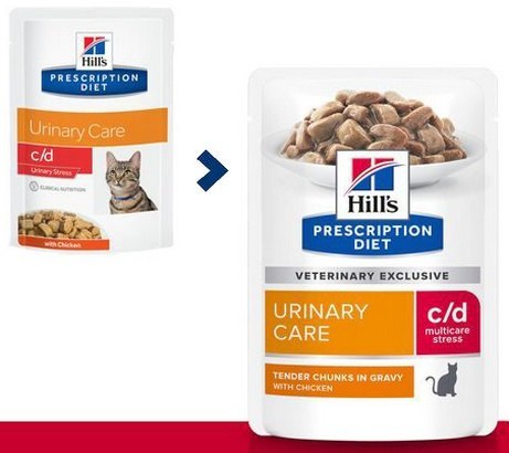 Hill's Prescription Diet Hill's Prescription Diet c/d Feline Urinary Stress z kurczakiem saszetka 85g