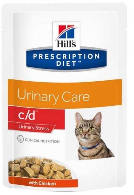 Hill's Prescription Diet Hill's Prescription Diet c/d Feline Urinary Stress z kurczakiem saszetka 85g