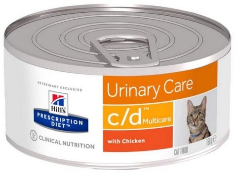 Hill's Prescription Diet Hill's Prescription Diet c/d Feline z Kurczakiem pasztet puszka 156g