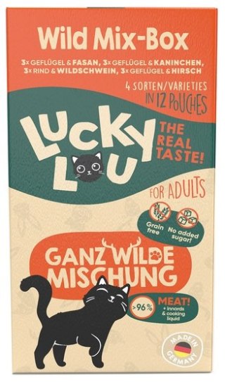 Lucky Lou Lucky Lou Lifestage Adult Wild Mix-Box saszetki 12x125g