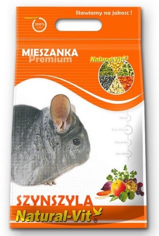 Natural-Vit Natural-Vit Mieszanka dla szynszyli Premium 500g [837]